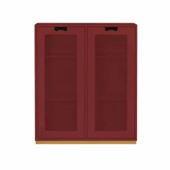 Snö E vitrinskåp Brown red dj. 42 cm