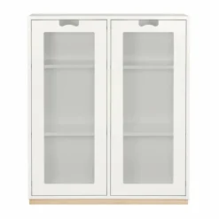 Snö E vitrinskåp white björksockel dj.42 cm