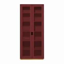 Snö F högskåp vitrin Brown red dj. 30 cm