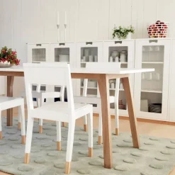 Snö G3 sängbord rose björksockel