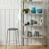 Soft Edge 30 Low barpall Soft grey kromstativ