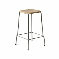 Soft Edge 30 Low barpall Soft grey kromstativ