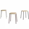 Soft Edge 70 pall Smoked oak-svart stålstativ