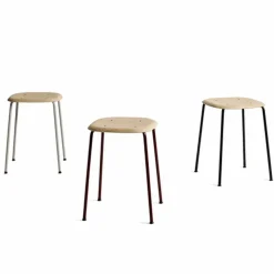 Soft Edge 70 pall Svart ek-svart stålstativ