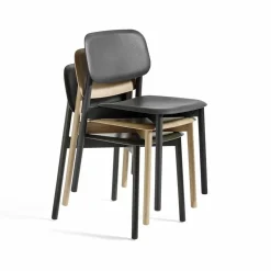 Soft Edge 60 stol Smoked oak-ekstativ