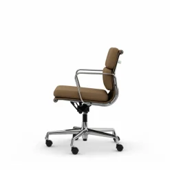 Soft Pad Chair EA 217 polerat kromstativ Papyrus