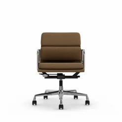 Soft Pad Chair EA 217 polerat kromstativ Papyrus