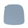 Soft Seats type A stolsdyna antislip tyg plano 12 light grey/ice blue