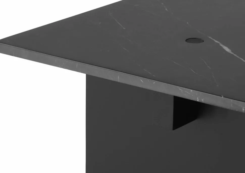 Solid Table soffbord 130x38 5x40 cm Black