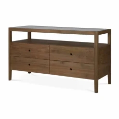Spindle byrå Teak 4 lådor