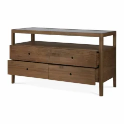 Spindle byrå Teak 4 lådor