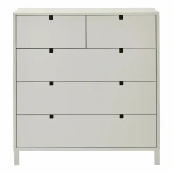 Square byrå 2+3 lådor Sand