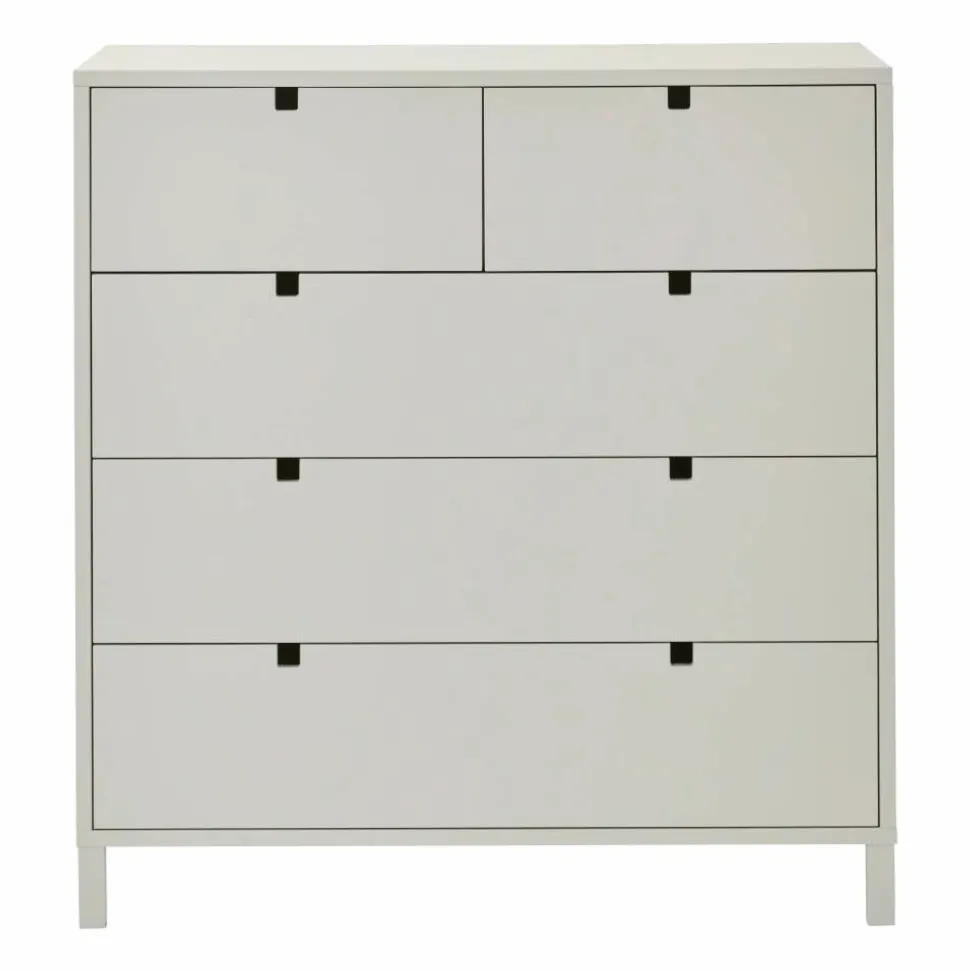 Square byrå 2+3 lådor Sand