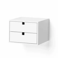 Square lådhurts vit