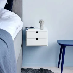 Square lådhurts vit