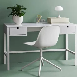 Square skrivbord Vit