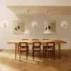 S-table matbord oak matt lacqured extendable