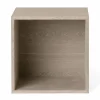 Stacked förvaringssystem med ryggskiva medium Oak