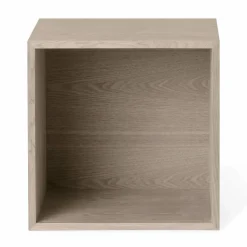Stacked förvaringssystem med ryggskiva medium Oak