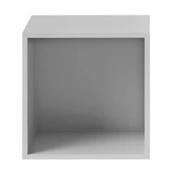 Stacked förvaringssystem med ryggskiva medium Light grey