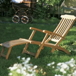 Steamer däckstol teak