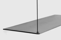 Stedge hylla 80 cm Svartmålad ask