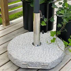 Stenbro parasollfot Grå 40 kg granit
