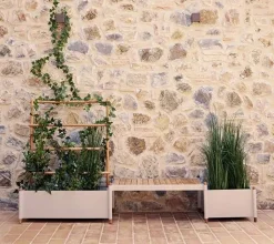 Sticks blomlåda 57x103 cm Sand