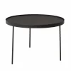 Stilk soffbord svart large Ø74 cm H:50 cm