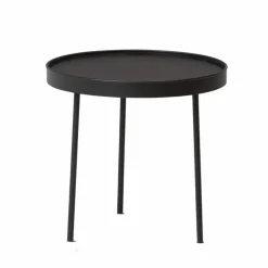 Stilk soffbord svart medium Ø44 cm H:42 cm