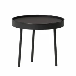 Stilk soffbord svart small Ø34 cm H:34 cm
