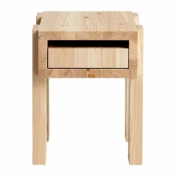 003 Stilts Side Table sidobord Matt oljevaxad furu 40x36x45 cm