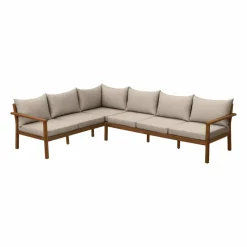 Stockaryd hörnsoffa teak/beige