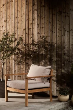 Stockaryd loungefåtölj teak/beige