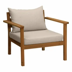 Stockaryd loungefåtölj teak/beige