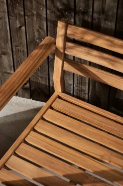 Stockaryd loungefåtölj teak/light grey