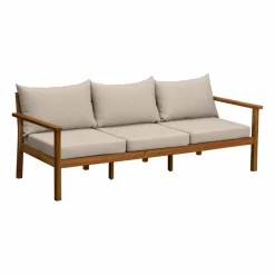 Stockaryd soffa 3-sits teak/beige