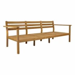 Stockaryd soffa 3-sits teak/light grey