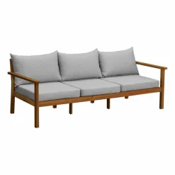Stockaryd soffa 3-sits teak/light grey