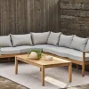 Stockaryd soffmodul hörndel teak/light grey