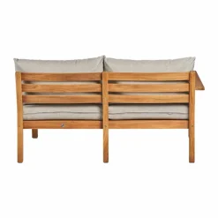 Stockaryd soffmodul 2-sits höger teak/light grey
