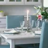 Stockholm matbord rektangulärt whitewash 2 ilägg á 45cm