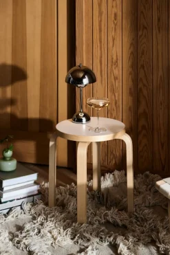 Stool E60 pall 4 st ben Naturlackerad björk-Björk