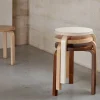 Stool 60 pall 3 st ben Svart lack