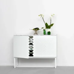 Story sideboard midnattsblå blått stativ