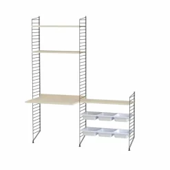 String barnrum ask & svart - Kombination E