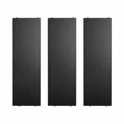 String hyllplan ask svartbets 58x20 cm 3-pack