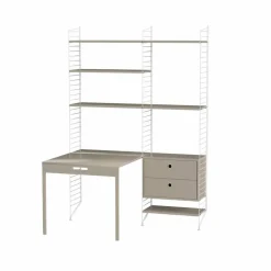 String kontor beige & vit - Kombination E