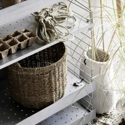 String Outdoor hyllplan Galvaniserad-58x30 cm-hög kant