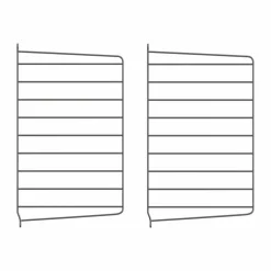 String väggavel Mörkgrå 50x30 cm 2-pack